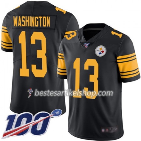 Herren Pittsburgh Steelers Trikot James Washington 13 Nike Schwarz 100th
